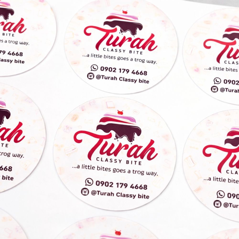 Waterproof Custom Stickers