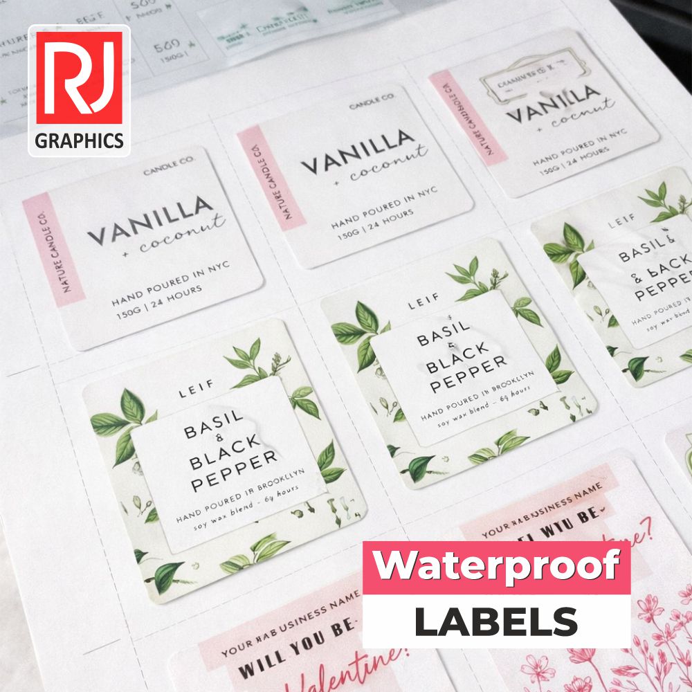 Waterproof Custom labels